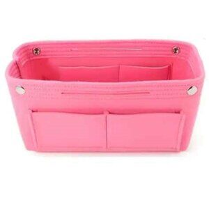 Insert/Organizer- Designer Handbags/Totes - Pink- Style 3- Snap- NWT